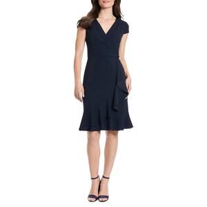 NWT London times Twisted Sheath Dress Navy sz 22W career business casual Formal